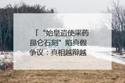 “始皇遣使采药昆仑石刻”陷真假争议：真相越辩越明｜新京报专栏
