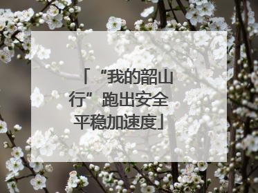 “我的韶山行”跑出安全平稳加速度