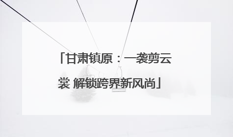 甘肃镇原：一袭剪云裳 解锁跨界新风尚