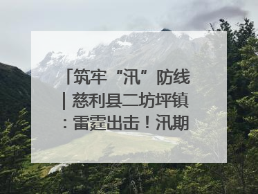 筑牢“汛”防线｜慈利县二坊坪镇：雷霆出击！汛期捕鱼被紧急叫停
