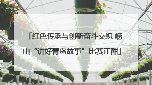 红色传承与创新奋斗交织 崂山“讲好青岛故事”比赛正酣