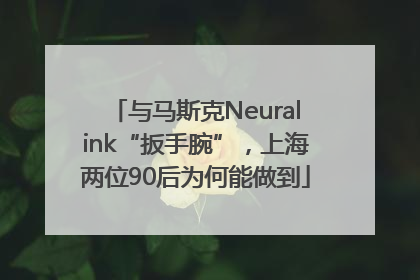 与马斯克Neuralink“扳手腕”，上海两位90后为何能做到