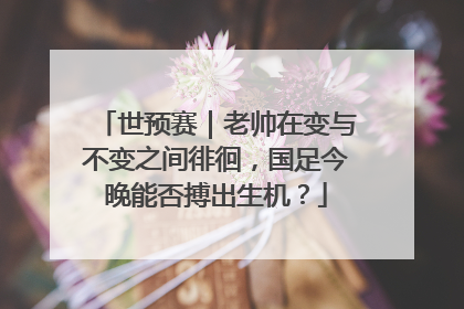 世预赛｜老帅在变与不变之间徘徊，国足今晚能否搏出生机？
