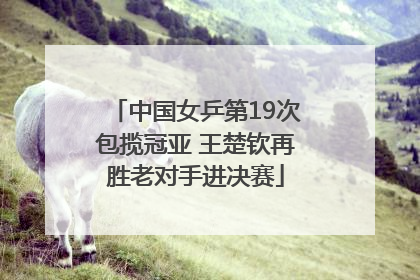 中国女乒第19次包揽冠亚 王楚钦再胜老对手进决赛
