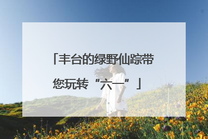 丰台的绿野仙踪带您玩转“六一”