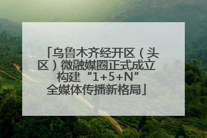 乌鲁木齐经开区（头区）微融媒圈正式成立 构建“1+5+N”全媒体传播新格局