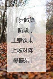 乒超第一阶段，王楚钦未上场对阵樊振东
