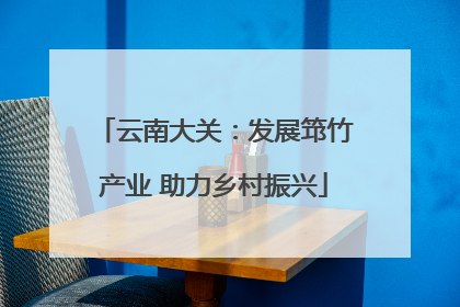 云南大关：发展筇竹产业 助力乡村振兴