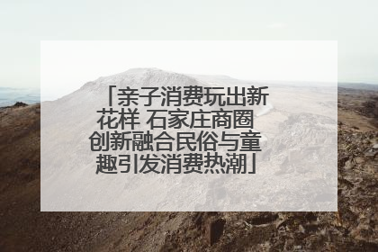 亲子消费玩出新花样 石家庄商圈创新融合民俗与童趣引发消费热潮