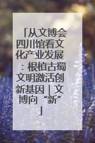 从文博会四川馆看文化产业发展：根植古蜀文明激活创新基因｜文博向“新”