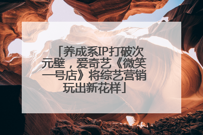 养成系IP打破次元壁，爱奇艺《微笑一号店》将综艺营销玩出新花样