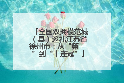 全国双拥模范城（县）巡礼江苏省徐州市：从“第一”到“十连冠”