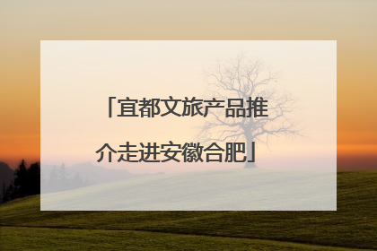 宜都文旅产品推介走进安徽合肥