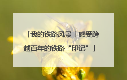 我的铁路风景︱感受跨越百年的铁路“印记”