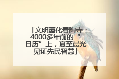 文明蕴化看陶寺：4000多年前的“日历”上，夏至晨光见证先民智慧