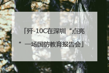 歼-10C在深圳“点亮”一场国防教育报告会