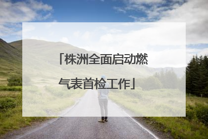 株洲全面启动燃气表首检工作