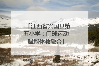 江西省兴国县第五小学：门球运动赋能体教融合