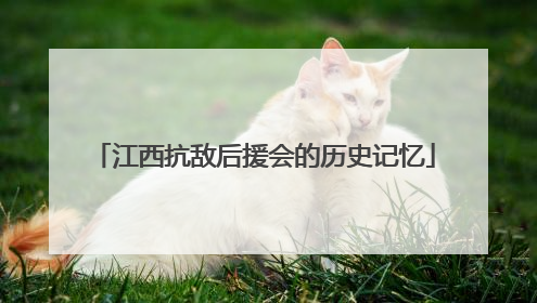 江西抗敌后援会的历史记忆