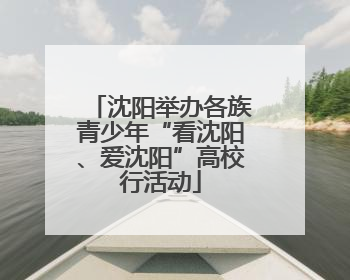 沈阳举办各族青少年“看沈阳、爱沈阳”高校行活动