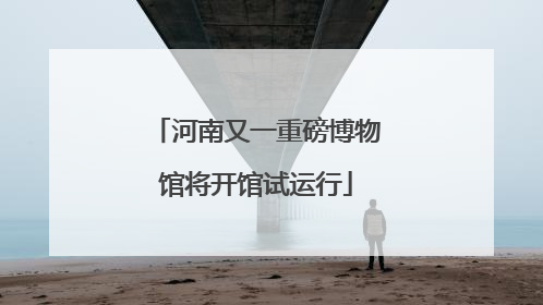 河南又一重磅博物馆将开馆试运行