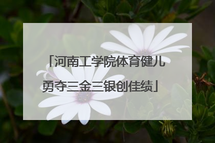 河南工学院体育健儿勇夺三金三银创佳绩