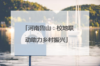 河南鲁山：校地联动助力乡村振兴