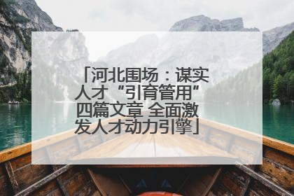 河北围场：谋实人才“引育管用”四篇文章 全面激发人才动力引擎