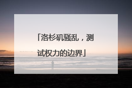 洛杉矶骚乱，测试权力的边界