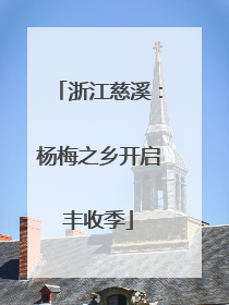 浙江慈溪：杨梅之乡开启丰收季