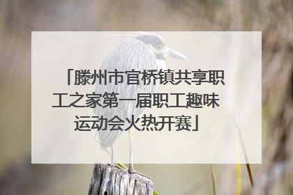 滕州市官桥镇共享职工之家第一届职工趣味运动会火热开赛