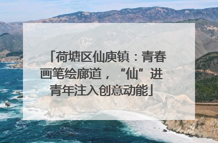 荷塘区仙庾镇：青春画笔绘廊道，“仙”进青年注入创意动能