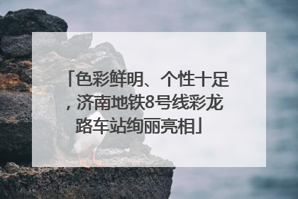 色彩鲜明、个性十足，济南地铁8号线彩龙路车站绚丽亮相