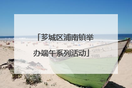 芗城区浦南镇举办端午系列活动