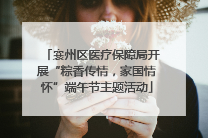 襄州区医疗保障局开展“粽香传情，家国情怀”端午节主题活动