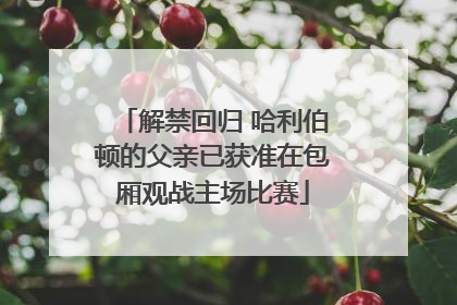 解禁回归 哈利伯顿的父亲已获准在包厢观战主场比赛