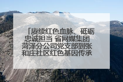 赓续红色血脉、砥砺忠诚担当 省网媒集团菏泽分公司党支部到张和庄社区红色基因传承馆开展主题党日活动