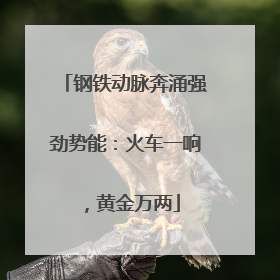 钢铁动脉奔涌强劲势能：火车一响，黄金万两
