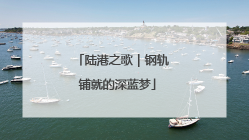 陆港之歌｜钢轨铺就的深蓝梦
