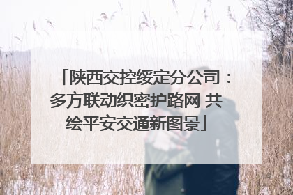 陕西交控绥定分公司：多方联动织密护路网 共绘平安交通新图景