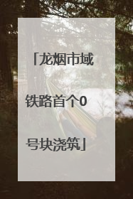 龙烟市域铁路首个0号块浇筑