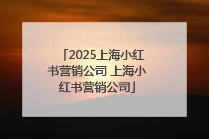 2025上海小红书营销公司 上海小红书营销公司