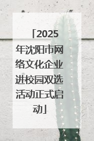 2025年沈阳市网络文化企业进校园双选活动正式启动