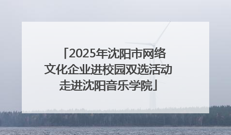 2025年沈阳市网络文化企业进校园双选活动走进沈阳音乐学院