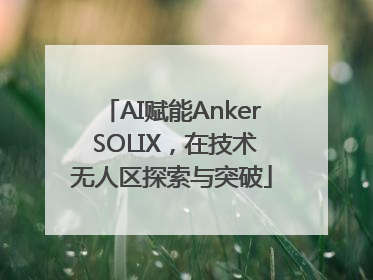 AI赋能Anker SOLIX，在技术无人区探索与突破