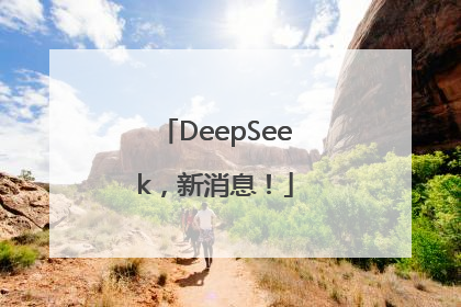 DeepSeek，新消息！